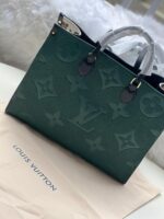 Louis Vuitton – Dark Green tote bag with Dust bag